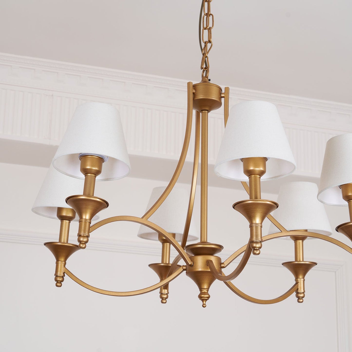 Aged Gold Chandelier