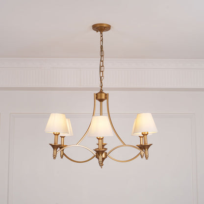 Aged Gold Chandelier