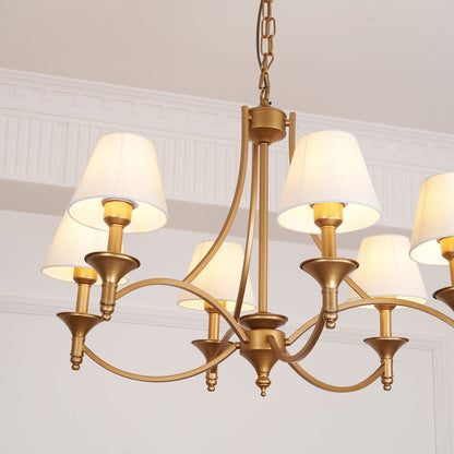 Aged Gold Chandelier