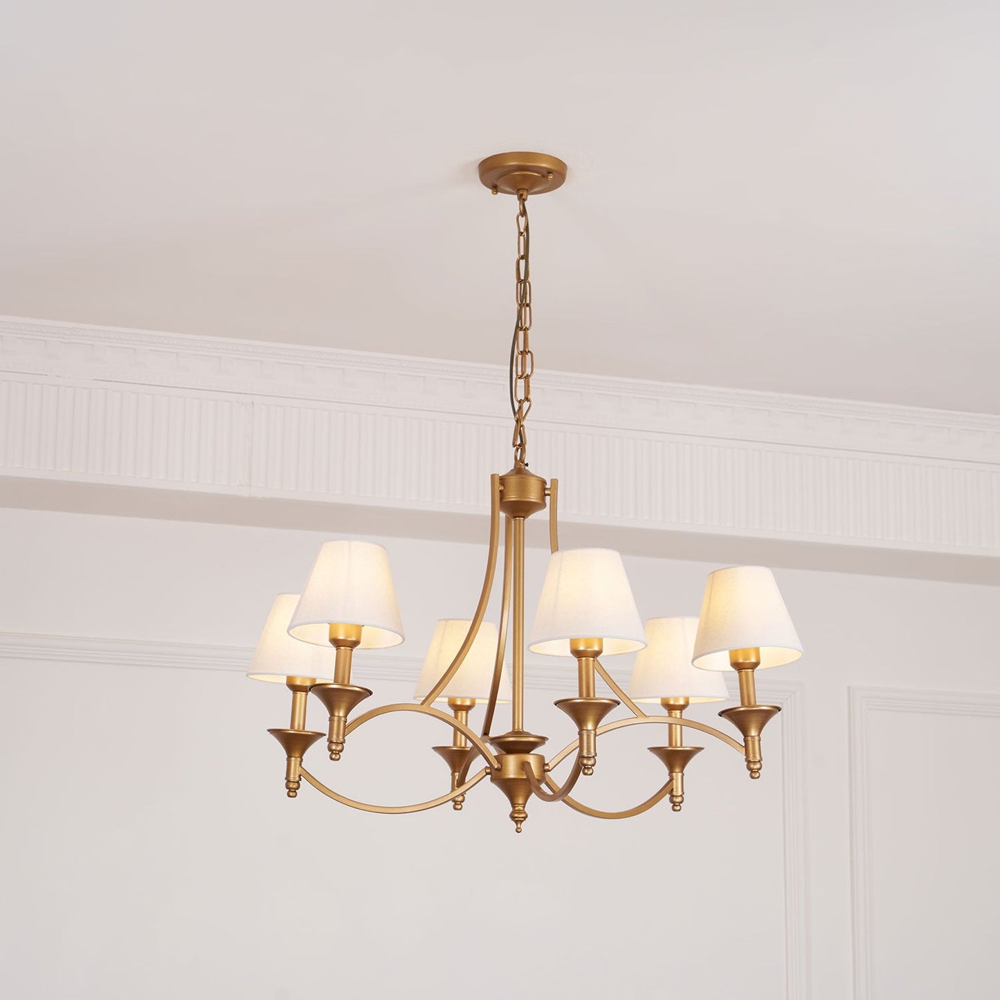 Aged Gold Chandelier