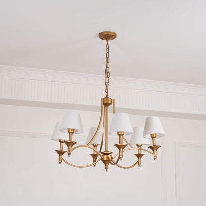 Aged Gold Chandelier