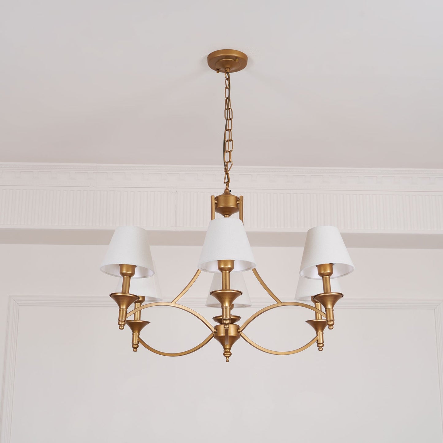 Aged Gold Chandelier