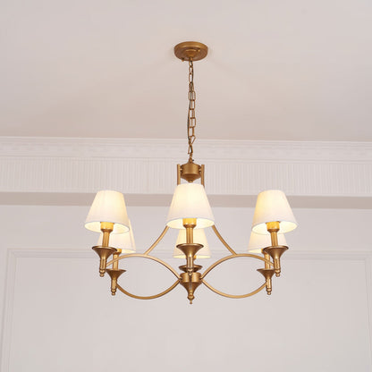 Aged Gold Chandelier