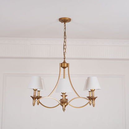 Aged Gold Chandelier