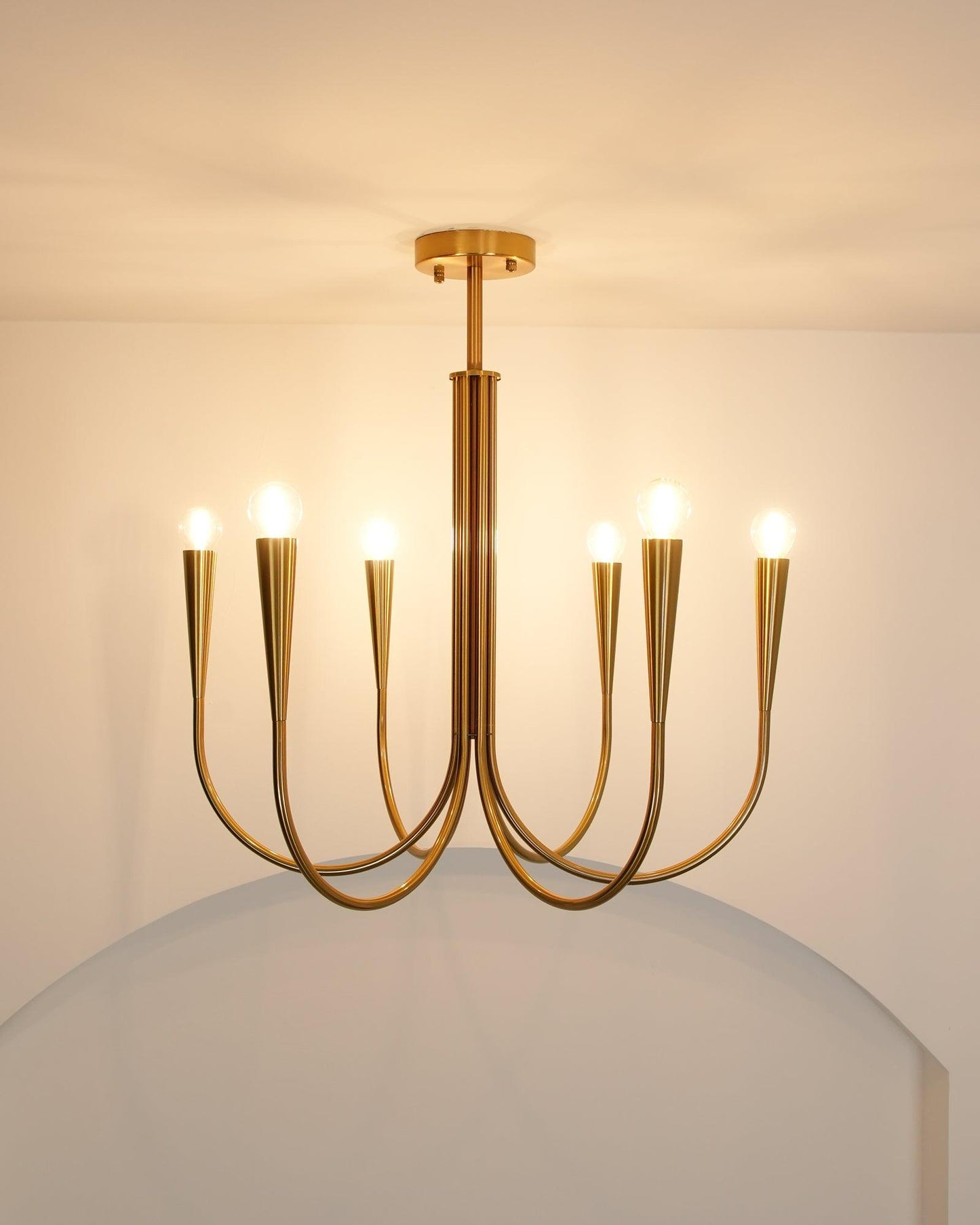 Arm Chandelier with Elegant