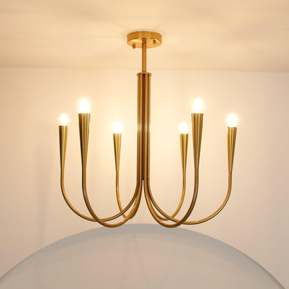 Arm Chandelier with Elegant
