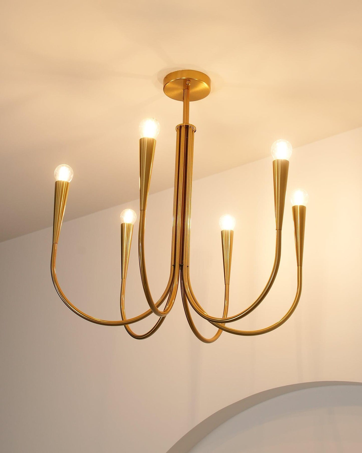 Arm Chandelier with Elegant
