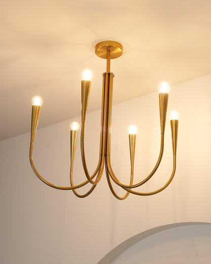Arm Chandelier with Elegant