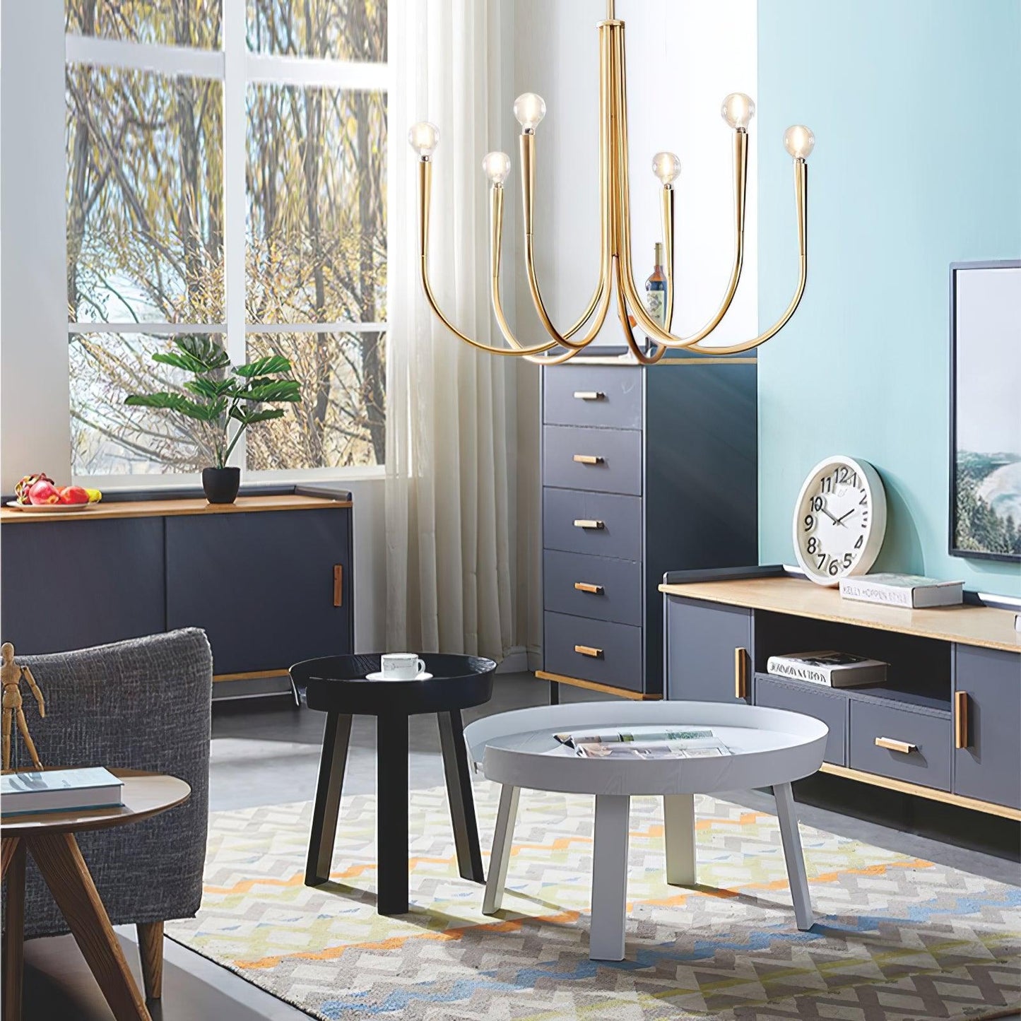 Arm Chandelier with Elegant