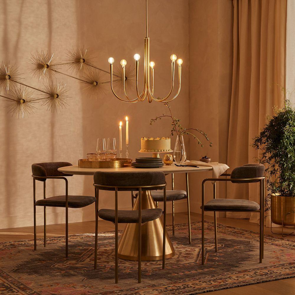 Arm Chandelier with Elegant