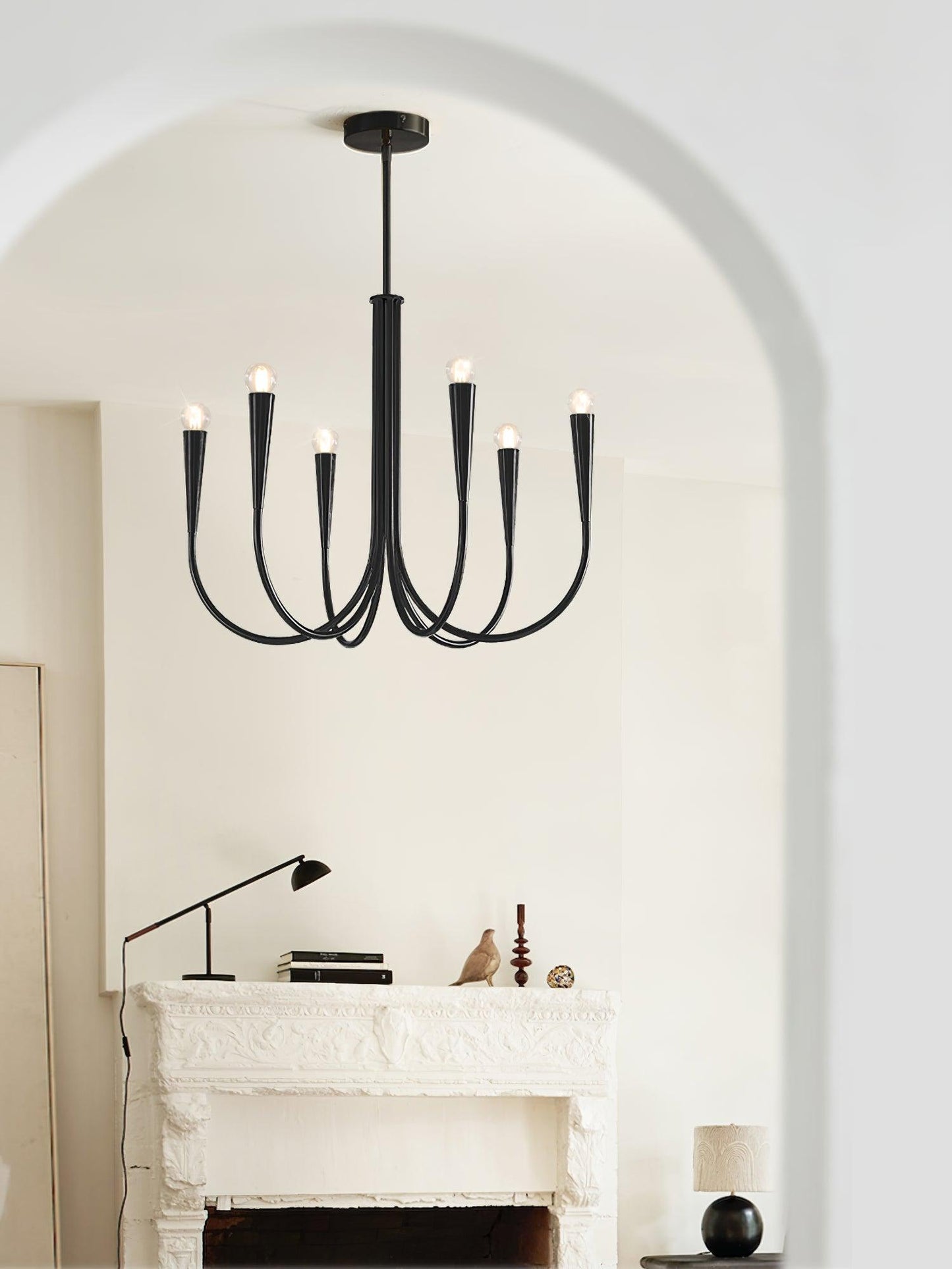 Arm Chandelier with Elegant