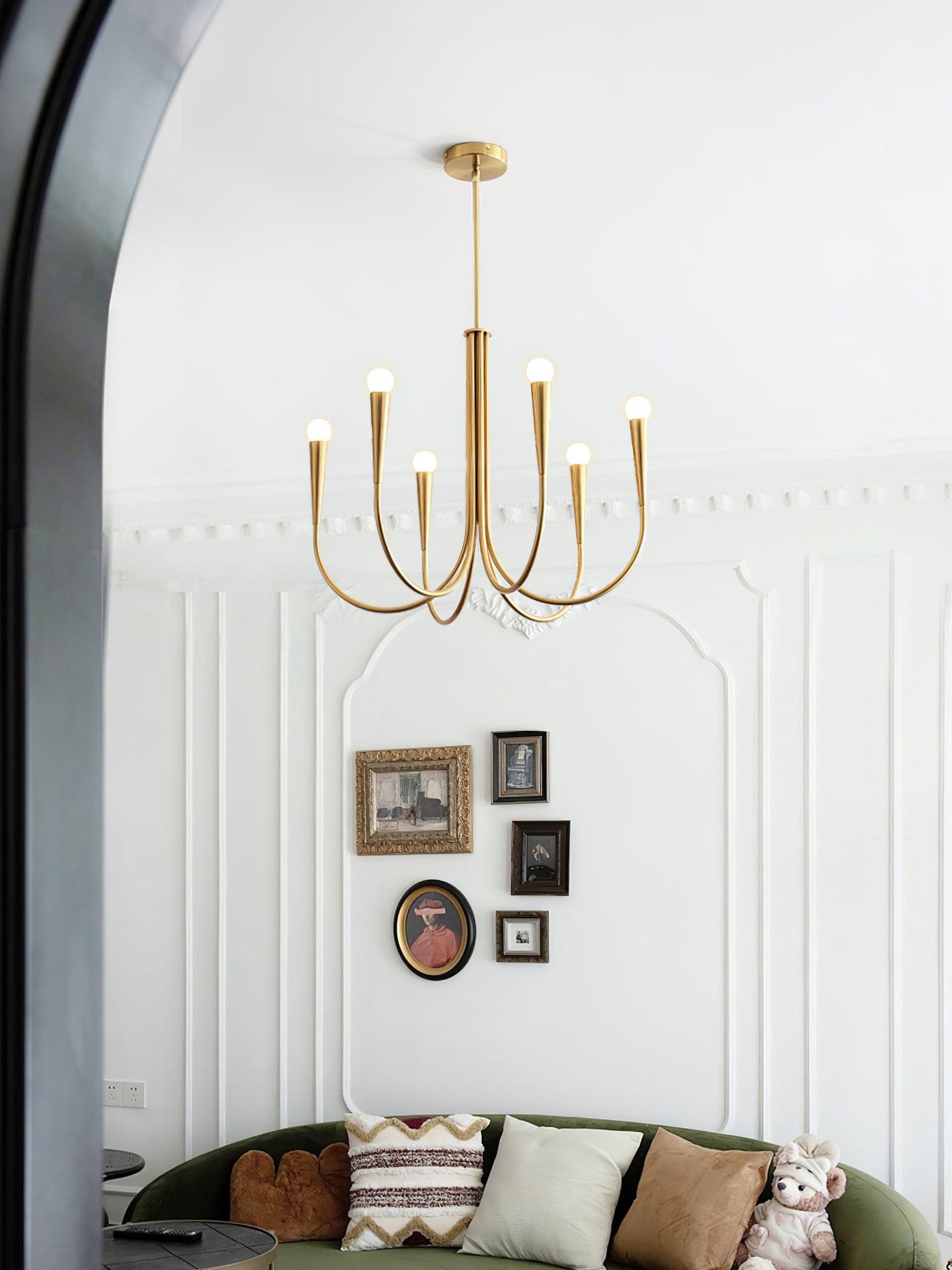 Arm Chandelier with Elegant